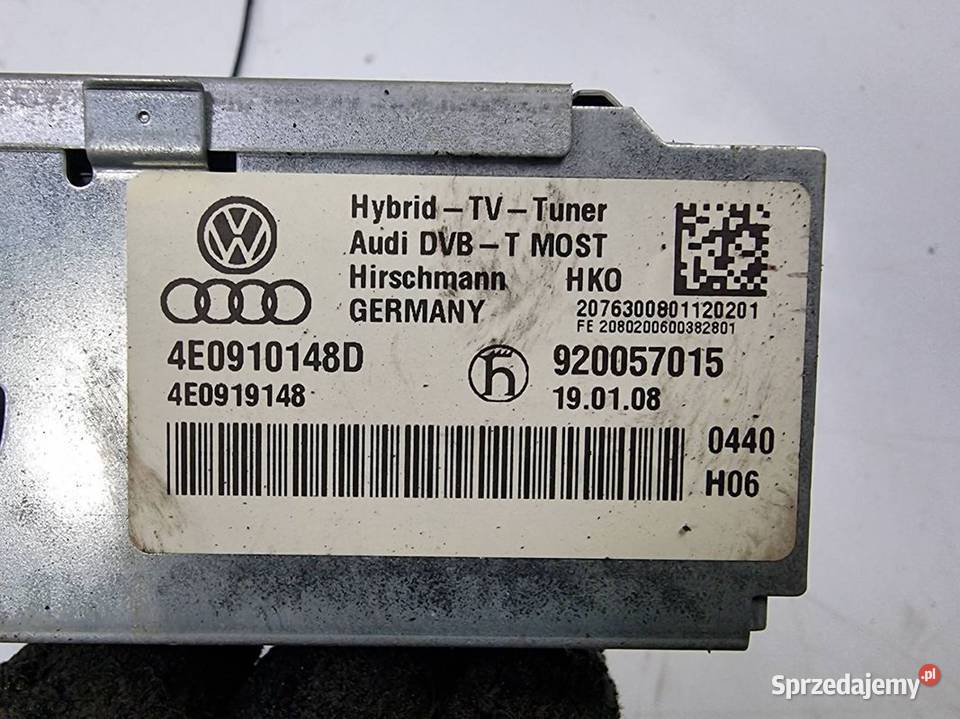 MODUŁ AUDI A8 D3 II LIFT 4E0910148D Lipno