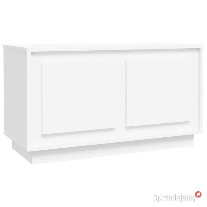 Szafka pod TV biała 80x35x45 materiał mazowieckie