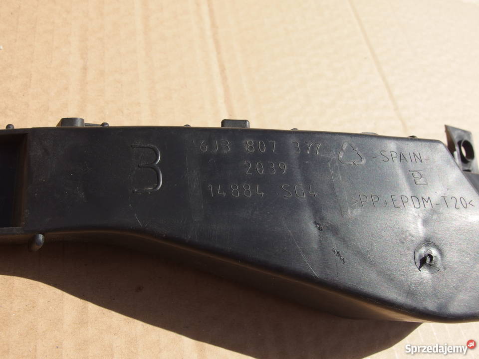 Seat Ibiza IV 08 3D ślizg zderzaka lewy tył wielkopolskie Wągrowiec sprzedam