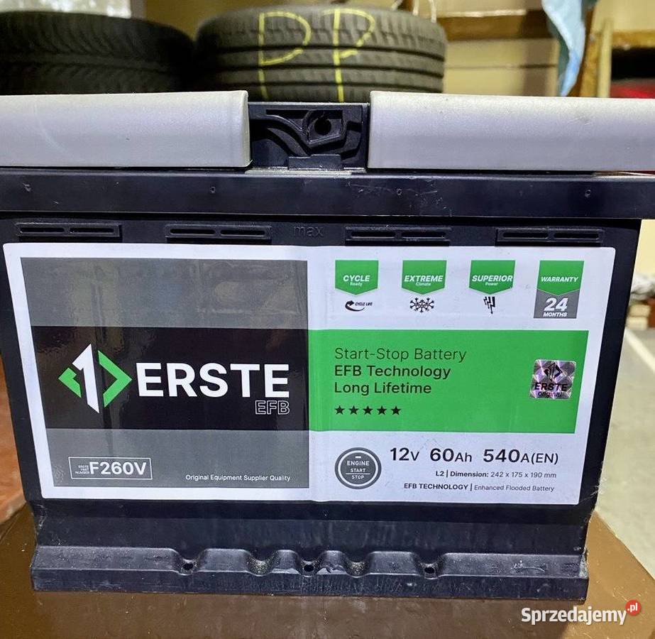 akumulator ERSTE EFB 12V 60Ah 540A F260V Bełchatów