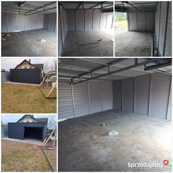 Garaż blaszany Antracyt mat na wymiar każdy sprzedam