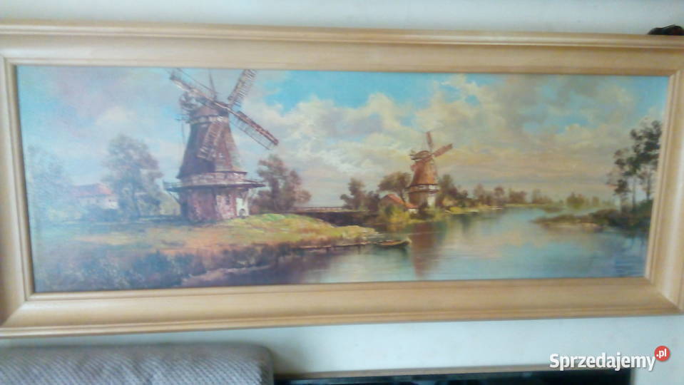 Obraz olejny na plotnie Kwiaty w wazonie 1977ri łódzkie