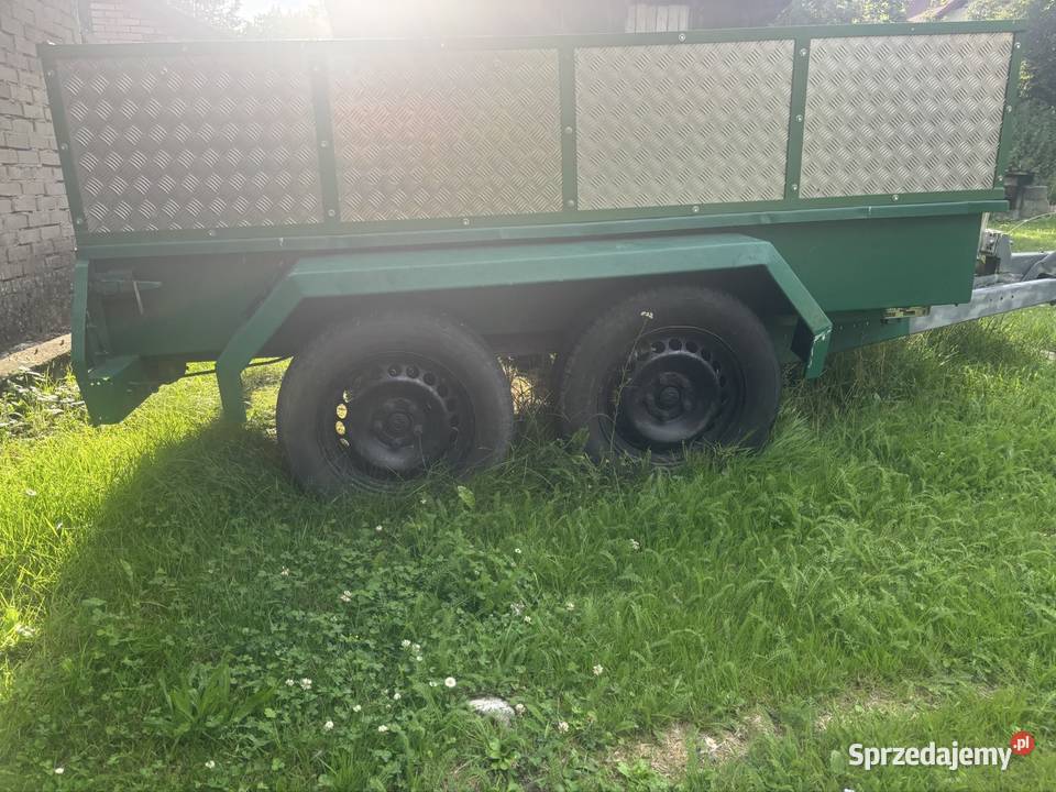 Przyczepka pod minikoparkę z burtami okazja 2 Do samochodów osobowych Wodzisław sprzedam