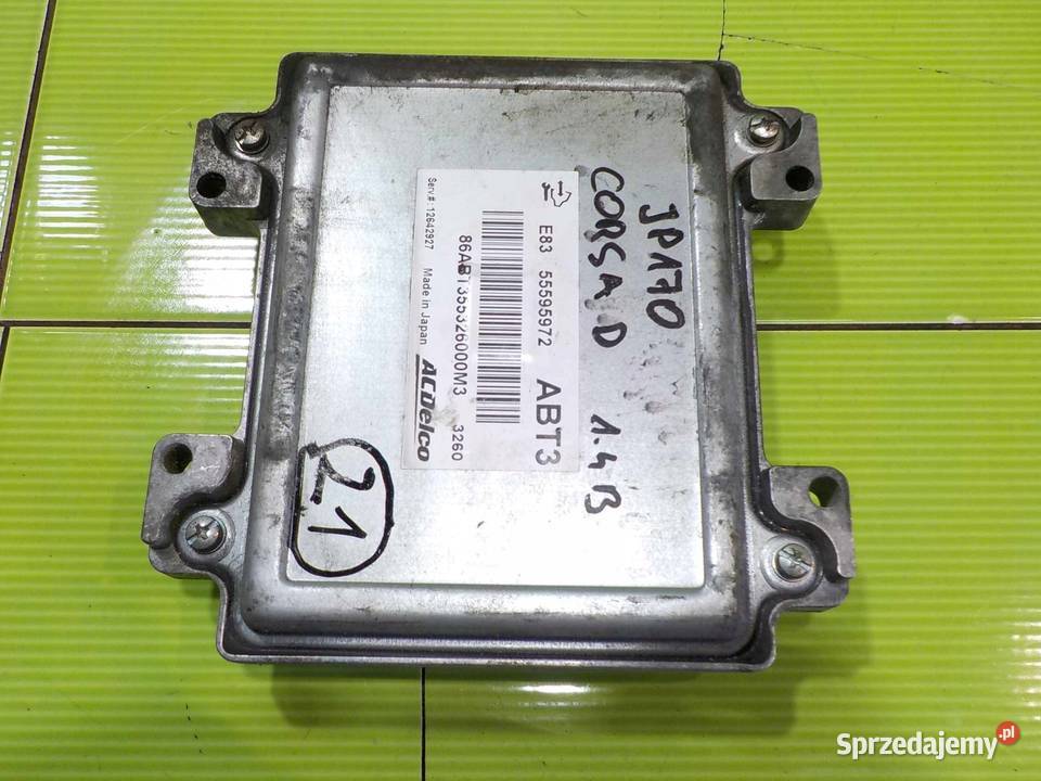 OPEL CORSA D 14 B 13r sterownik komputer silnika mazowieckie Suków sprzedam