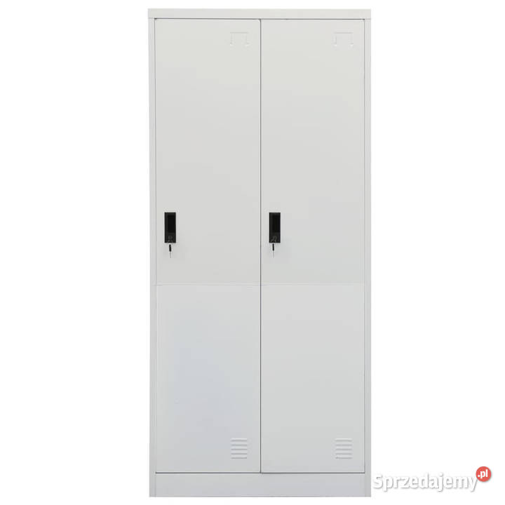 Szafa jasnoszara 80x50x180 stalowa WM335967 sprzedam