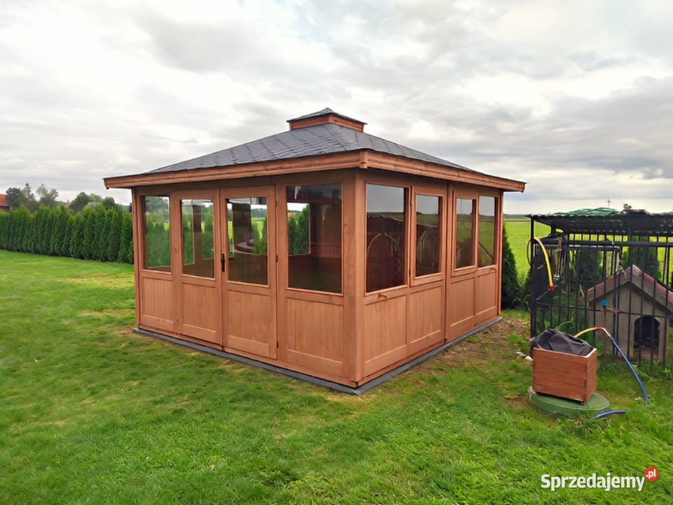 ALTANA 23 3x3 prosta SZKLANA ALTANKA OGRODOWA Parzymiechy