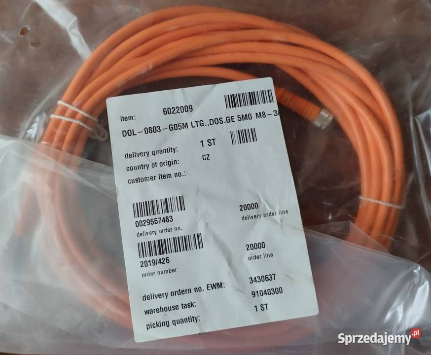 Przewód SICK DOL0803G05M 6022009 Zabrze