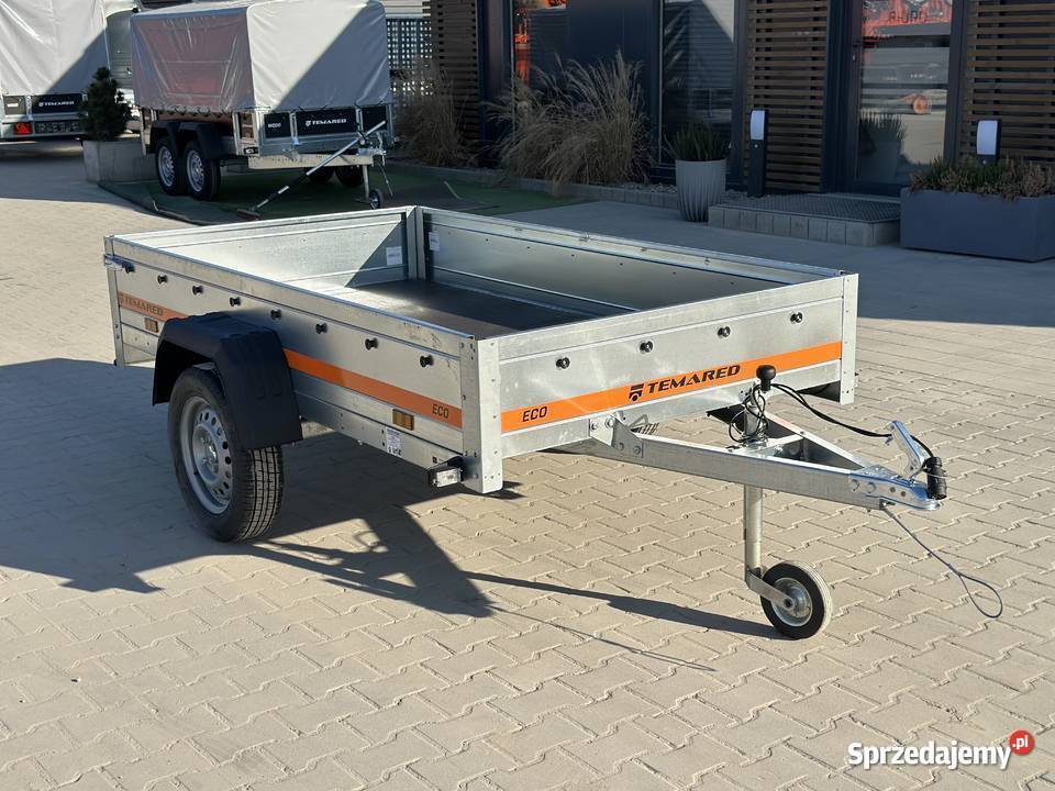 TEMARED ECO 2312 lekka przyczepka samochodowa Rok produkcji 2026 Burtowe i plandeki