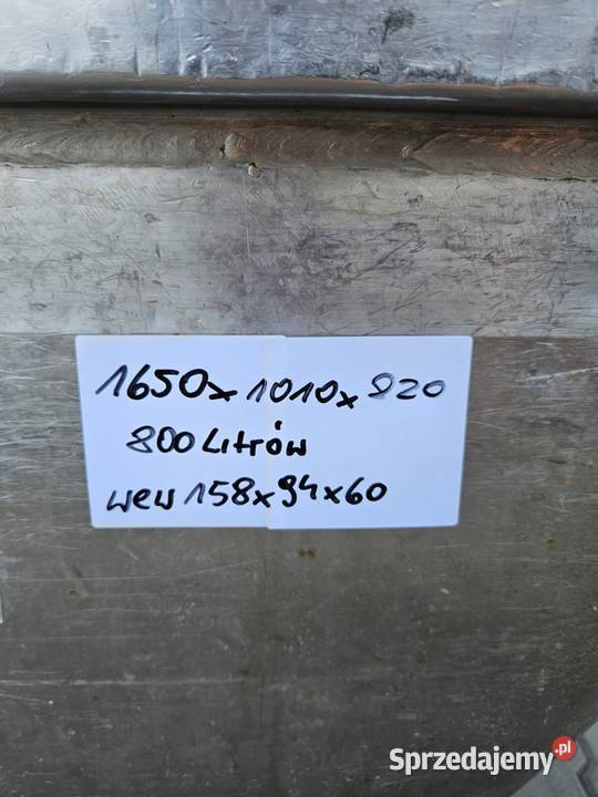 Wanna masarska 1650x1010x820 Krotoszyn