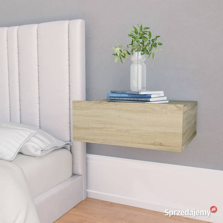 Wiszące szafki nocne 2 dąb sonoma 40x30x15 Nocne Warszawa