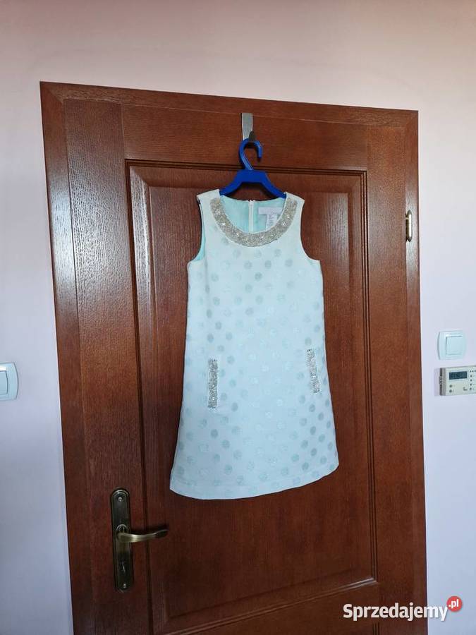 Elegancka sukienka wizytowa dziewczynki 78 lat Bibice