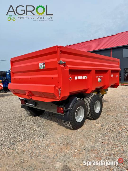 Przyczepa budowlana URSUS T 041 7t HARDOX Mława