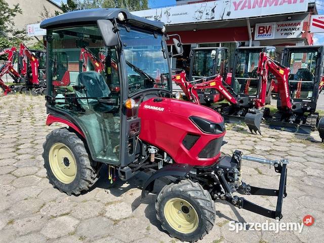 Ciągnik YANMAR SA424 26 4x4 DEMO Kabina TUZ Pług Yanmar Łódź