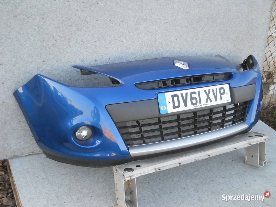 RENAULT CLIO III 195 ZDERZAK PRZEDNI PRZÓD Zderzaki dolnośląskie Siechnice