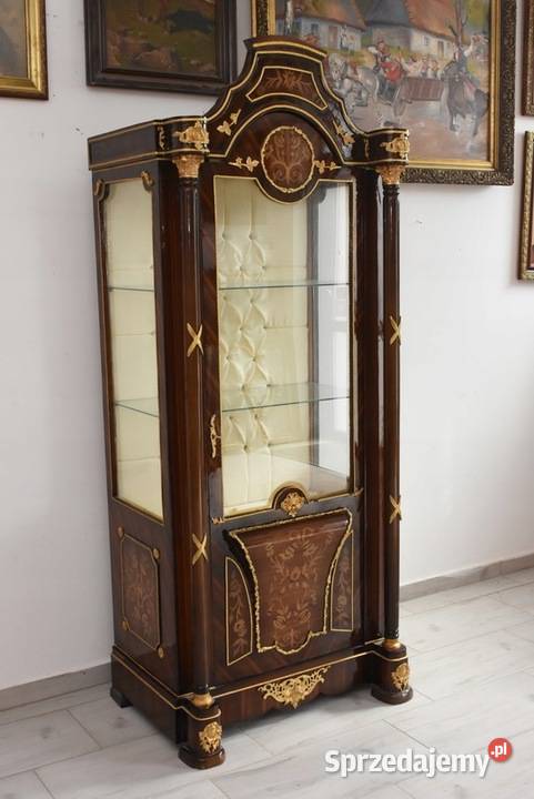 Witryna Piękna Styl Empire Gablotka Serwantka Kredensy i witryny Kraków