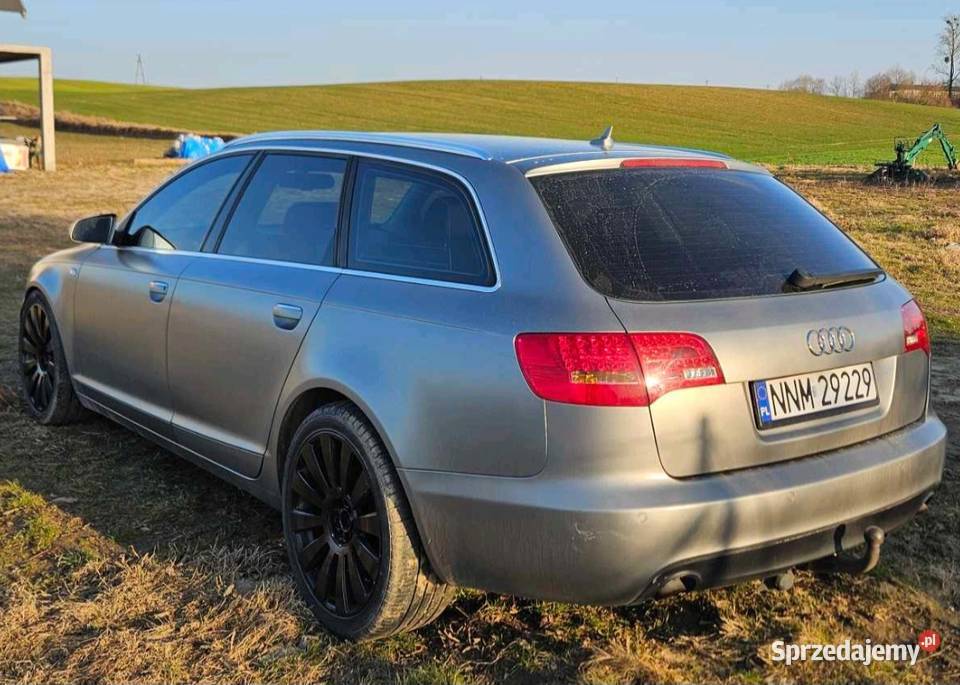 Audi a6 c6 30 tdi quattro tiptronic ele skóry 224KM Kurzętnik