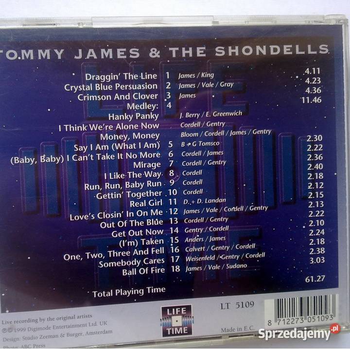 Tommy James The Shondells Płyta CD mazowieckie Warszawa