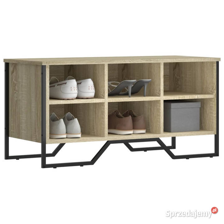 Szafka na buty dąb sonoma 90x38x455 WM848640 mazowieckie Warszawa