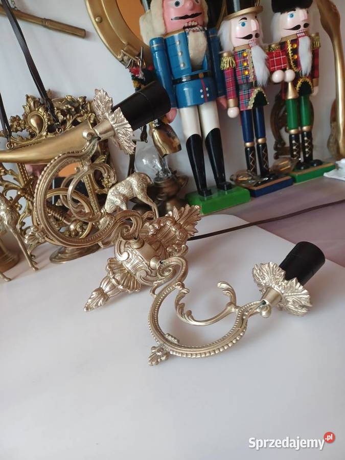 Kinkiet mosiężny Mosiądz Kolekcja wielkopolskie Poznań