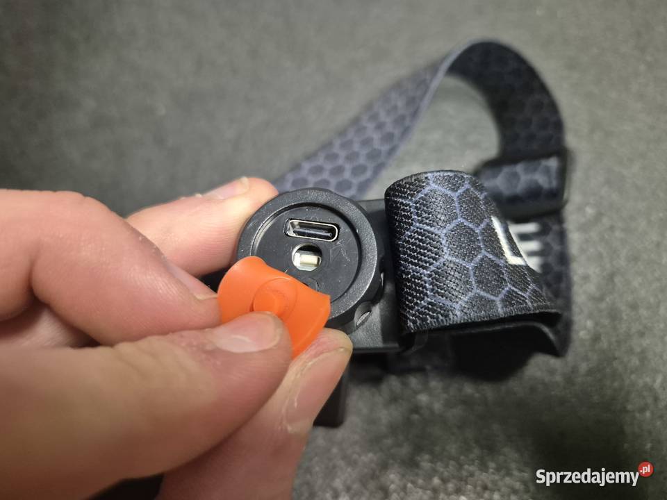 Latarka czołowa czołówka LED USB C Mocna Ruda Śląska sprzedam