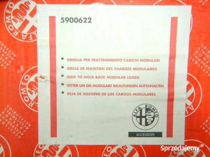 KRATKA BAGAŻNIKA ALFA ROMEO 5900622 sprzedam