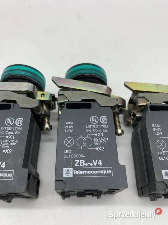 Telemecanique ZBV4 Zielone światło kontrolne Warszawa
