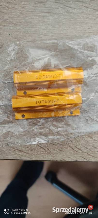 Rezystor Mocy Drutowy z Radiatorem 100W 8 Ohm Biłgoraj