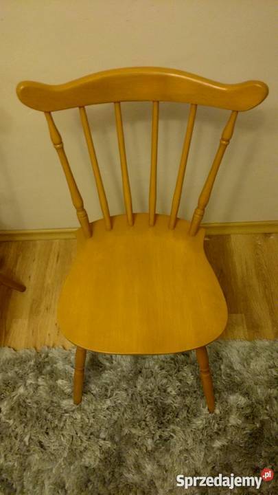 Krzesło bukowe 42cm dolnośląskie Wrocław sprzedam