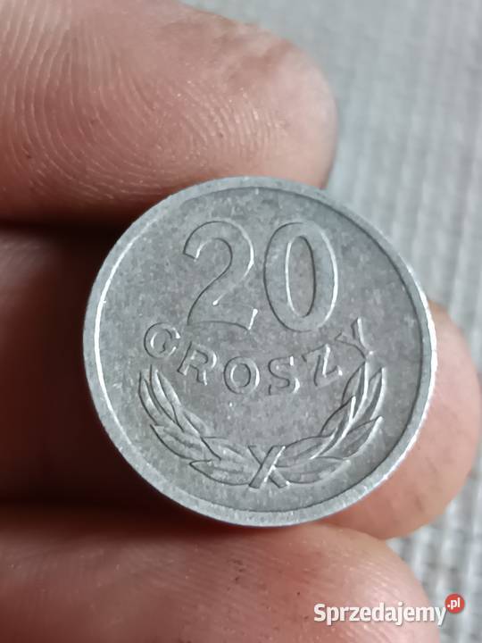 Sprzedam monete 20 gr 1973 r zzm skretka