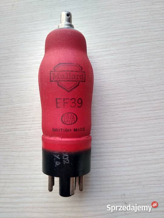 Lampa elektronowa EF39 Mullard Prostyń
