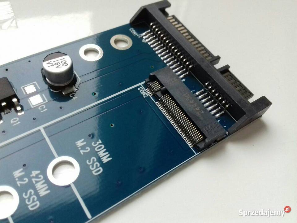 Adapter dysku SSD M2 SATAIII NGFF do SATA30 BKEY