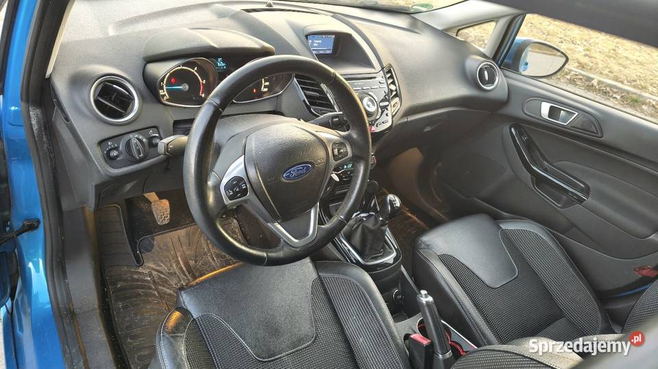 Ford Fiesta STLine 16 HDi LIFT 2013r niebieski