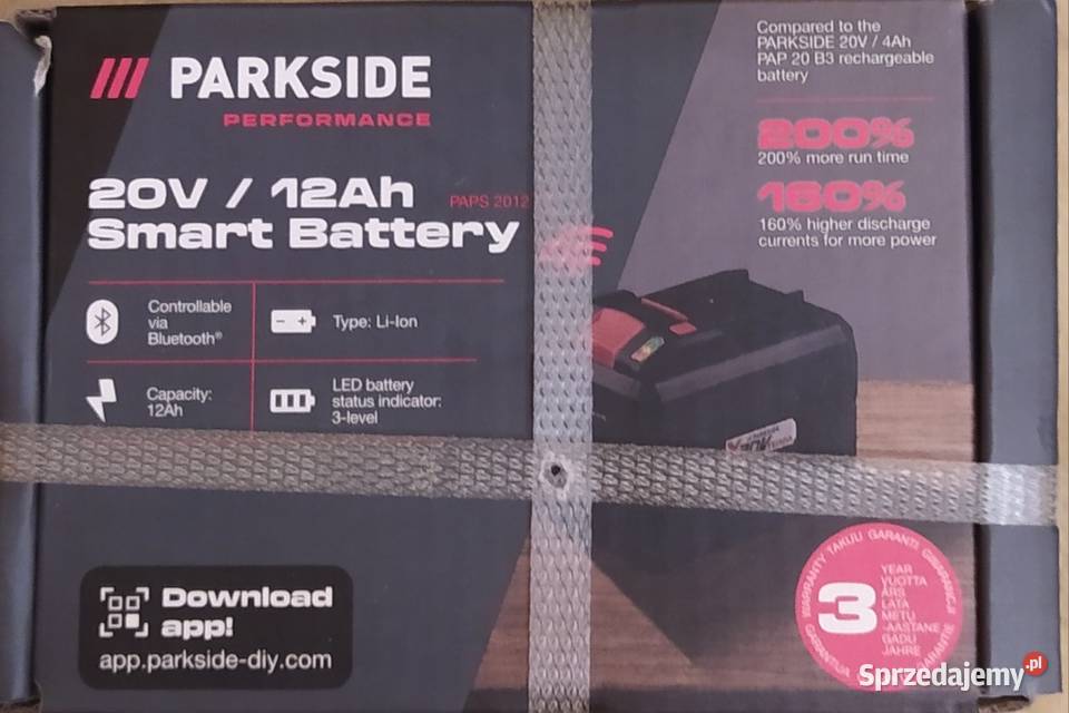 Akumulator Smart PARKSIDE 20V 12Ah PAPS 2012 A1 Łódź sprzedam