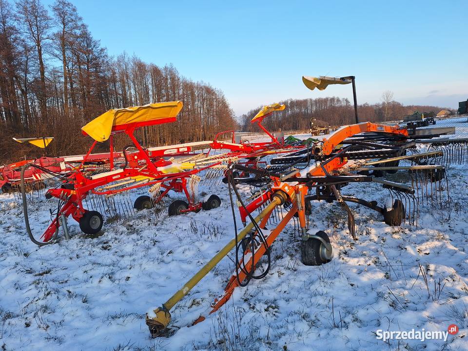 Zgrabiarki dwukaruzelowe pottinger krone Fella Rolnictwo Łomża