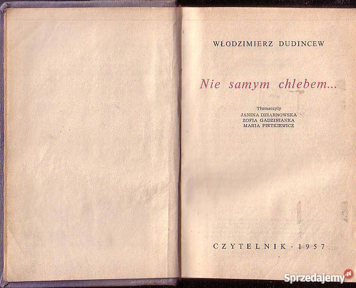 9015 NIE SAMYM CHLEBEM WŁODZIMIERZ DUDINCEW małopolskie Czyrna