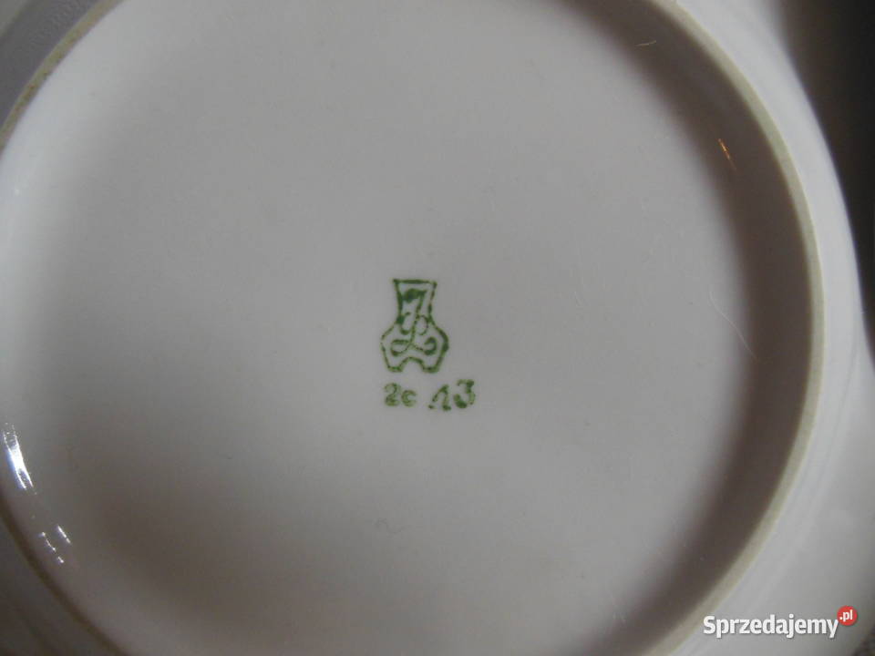 Talerzyki deserowe 6 i 2 miseczki Łomonosow PRL Kielce sprzedam