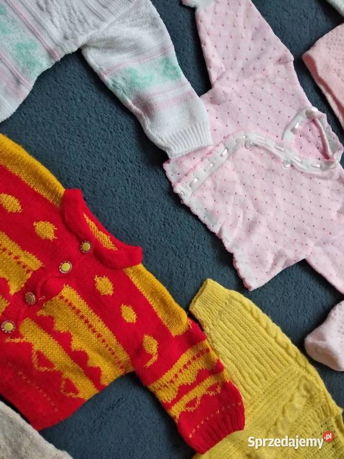 sweter sweterki dziewczęce 62 68 zestaw Poznań
