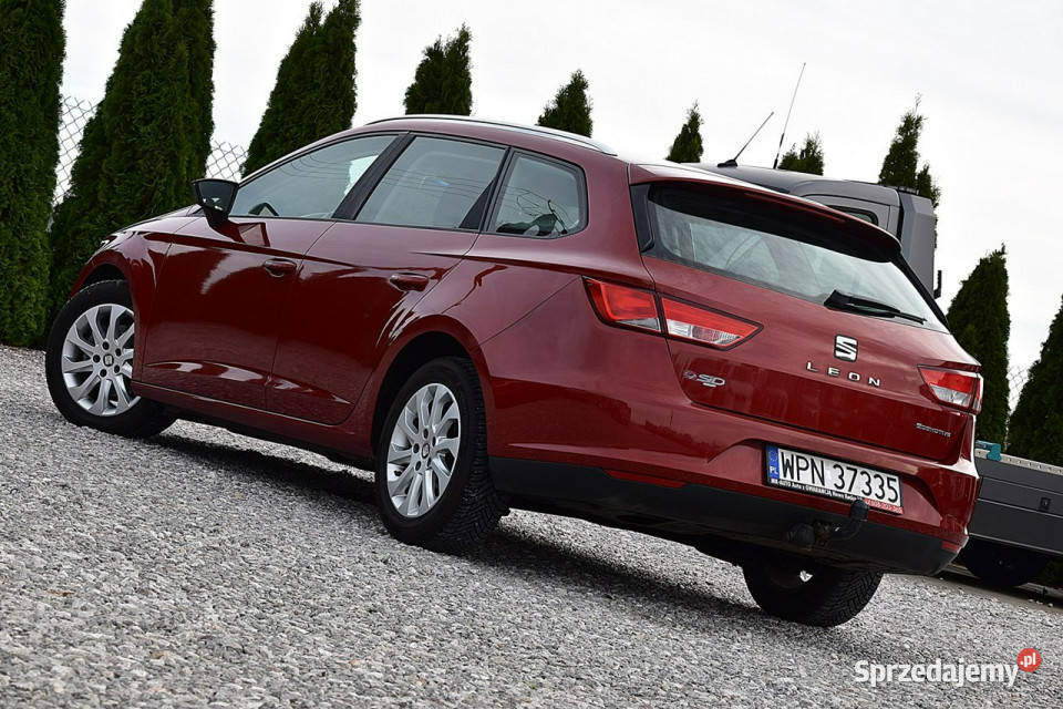 Seat Leon 16tdi 105 Alu Klima Navi Gwarancja III czujnik deszczu mazowieckie Nowe Kucice