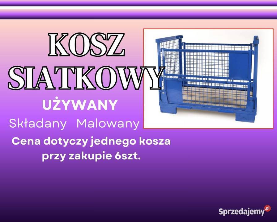 Pojemnik transportowy siatkowy kosze siatkowe śląskie Dąbrowa Górnicza