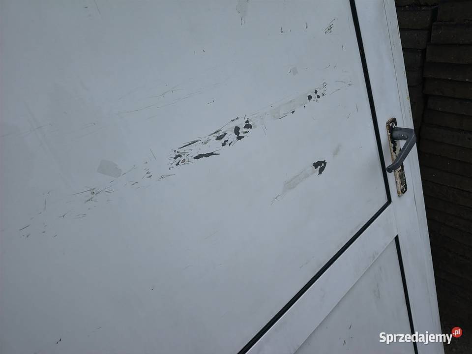 Drzwi aluminiowe zewnętrzne 213 x96 Sieklówka