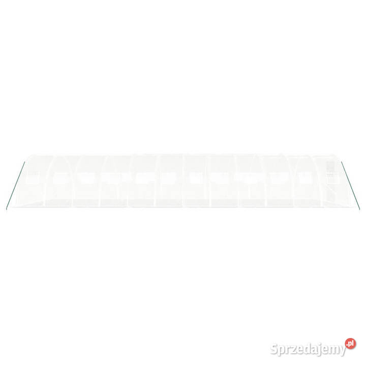 Szklarnia ze stalową ramą biała 48 m 12x4x2 m Warszawa