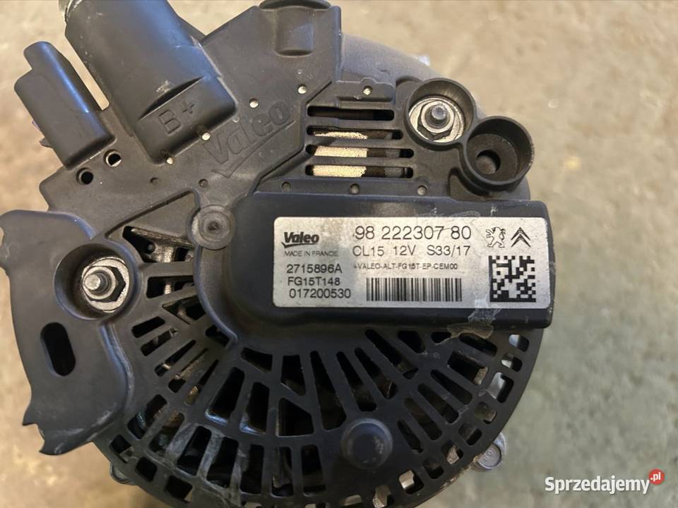 Alternator PSA 16 THP 9822230780 małopolskie Kęty