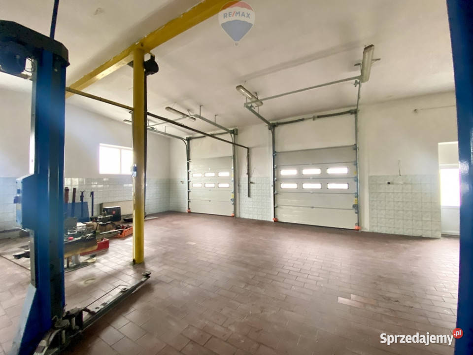 Lokal trasie E7 magazyn biuro parking Tarczyn