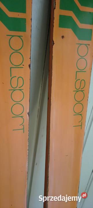 Polsport narty wintage loftt PRL kolekcjonerskie Jarosław
