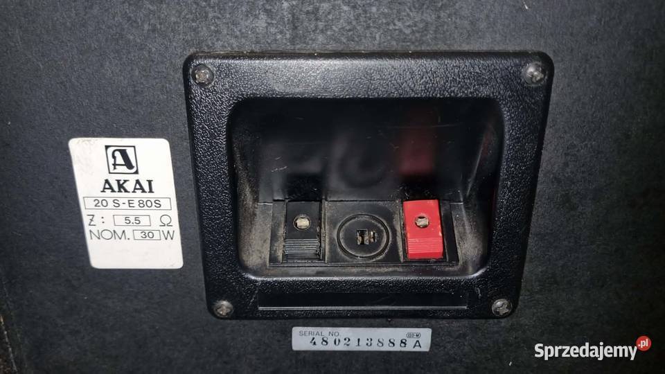 Kolumny stereo AKAI SR1040 2x40Watt 8ohm 1979 łódzkie Warta