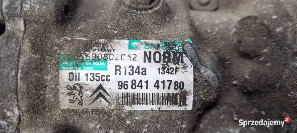 SPRĘŻARKA KLIMATYZACJI CITROEN C5 9684141780 Lipno