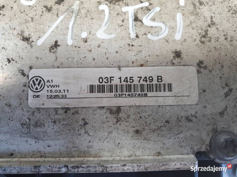VW Golf VI 12 TSI KOLEKTOR SSĄCY 03F145749B lubelskie Chełm