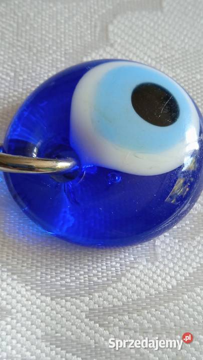 SZKLANA PRZYWIESZKA DO NASZYJNIKA BRELOKA OKO Piła