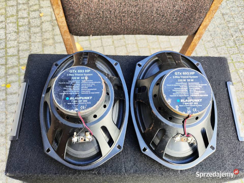 Głośniki 6x9 jajka owalne Blaupunkt GTx 693 HP Głośniki śląskie Niegowonice