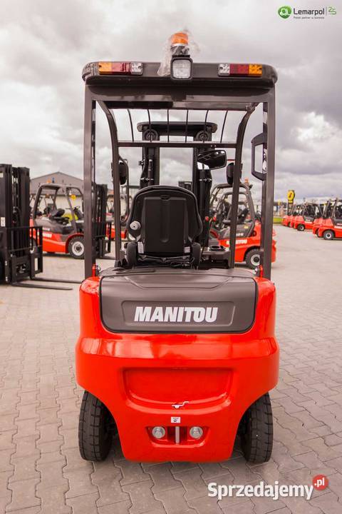 Elektryczny wózek widłowy Manitou ME 418 48V Motoryzacja Zator